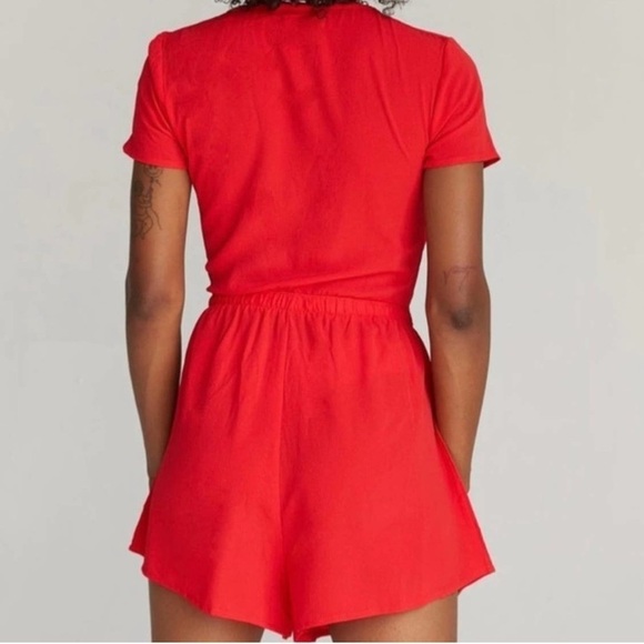 Princess Polly Sweet Sahara Tie Front playsuit romper - Picture 4 of 11